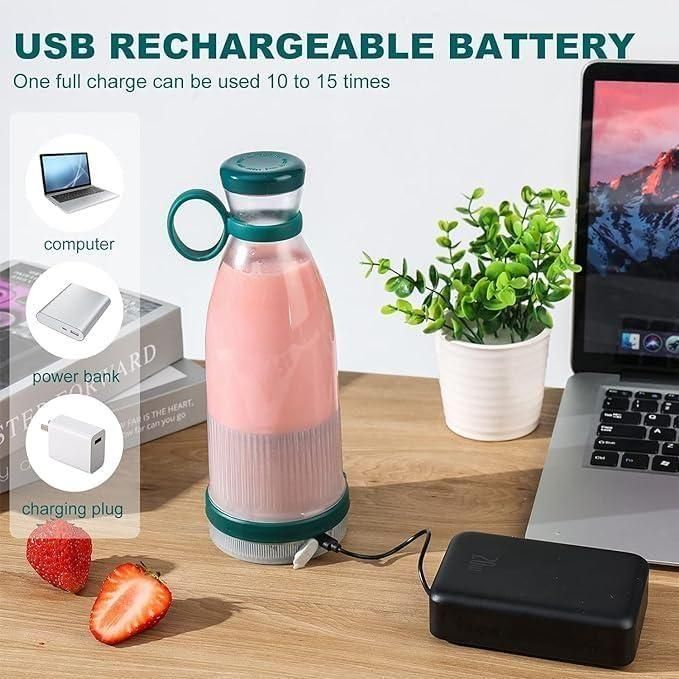 FreshBlend Portable USB Rechargeable Travel Juicer”