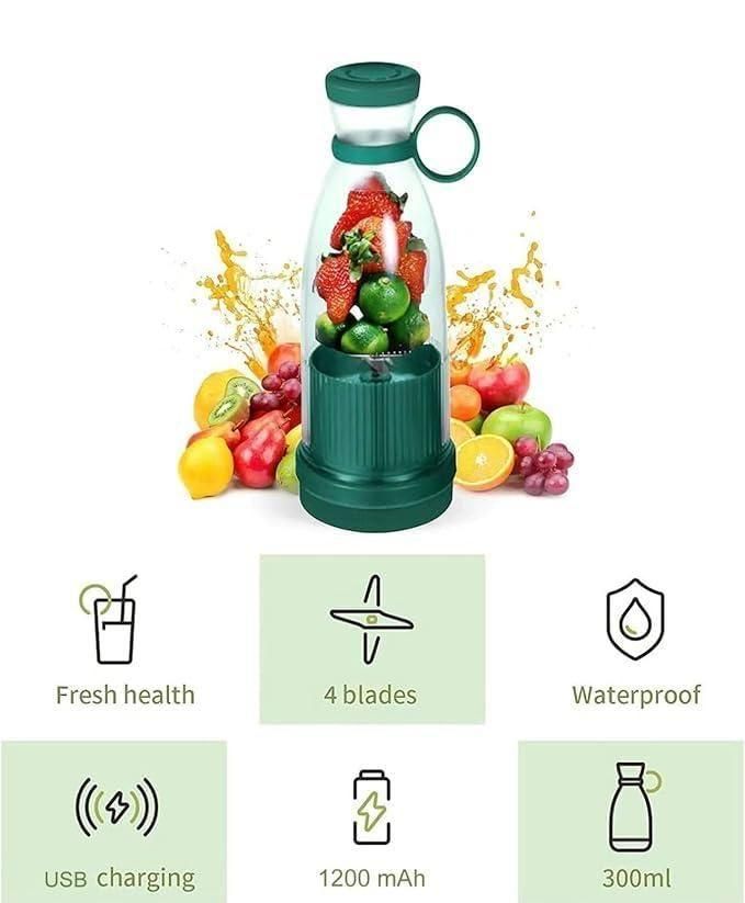FreshBlend Portable USB Rechargeable Travel Juicer”