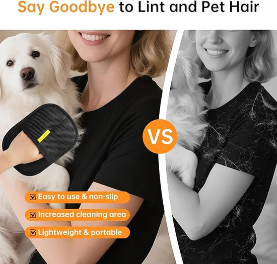 Pets Hair Remover Gloves Easy To Use (Buy 1 Get 1 Free)
