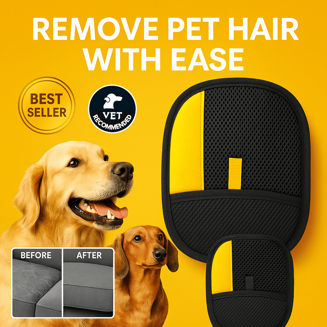 Pets Hair Remover Gloves Easy To Use (Buy 1 Get 1 Free)