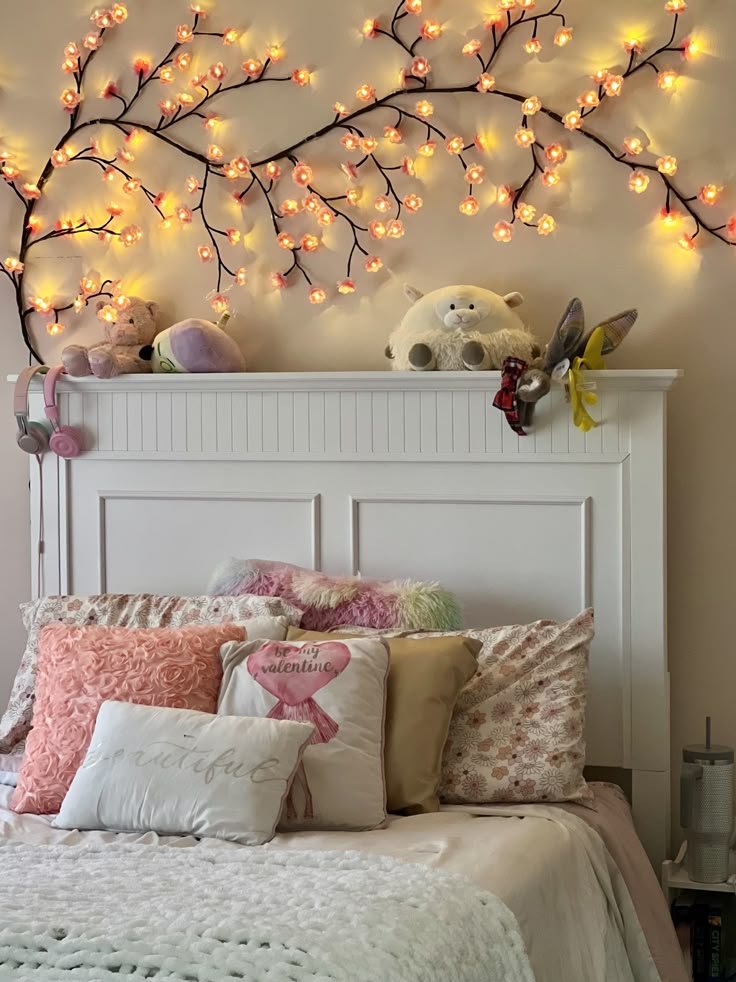 Cherry Blossom Twinkling Tree Lighted Vines for Room 🌙🌸 Decorate Your Home 🏡